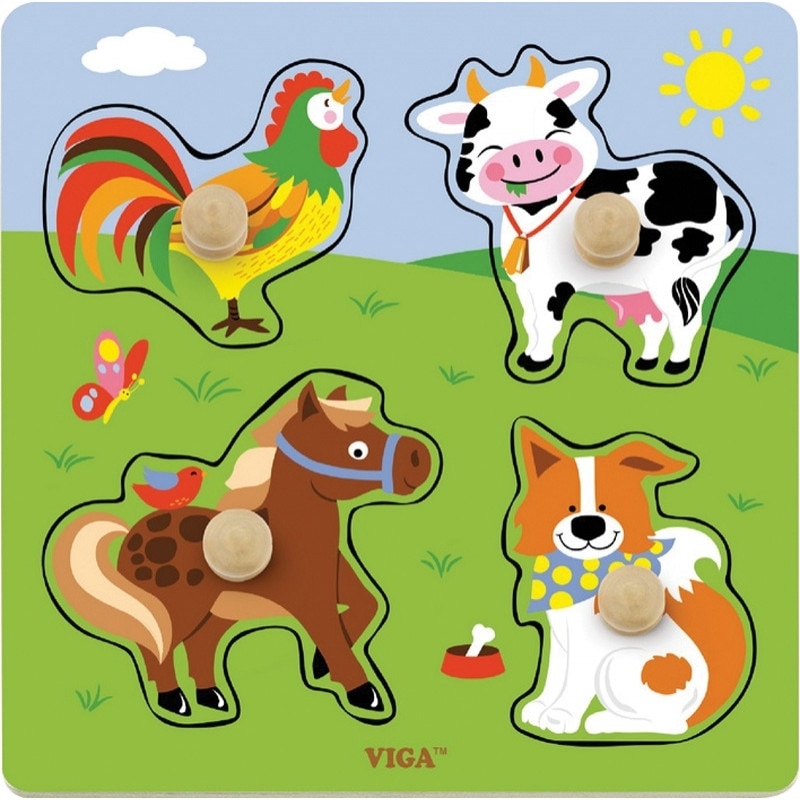 Puzzle Din Lemn Farm