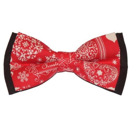 Papion rosu de Craciun 