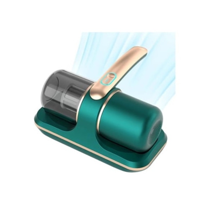 Преносим аспиратор, зелен, USB зареждане, силна смукателна мощност