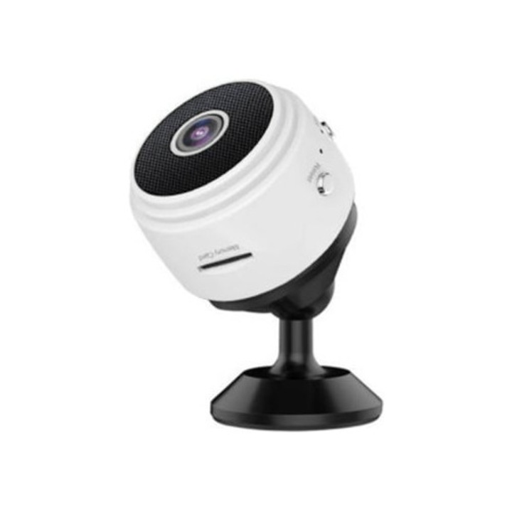 Камера за наблюдение Full HD 1080P със сензор за движение, бяла