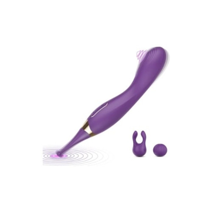 Вибратор за G-точка, виолетов