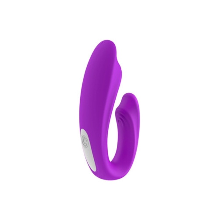 Вибратор за жени, външен преносим масажор, безжично управление, водоустойчив IP67, лилав