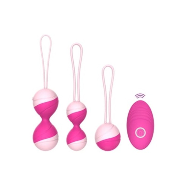 Вибратор с дистанционно, розов
