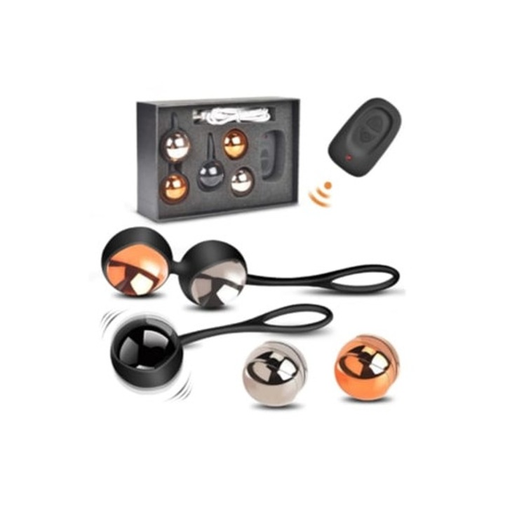 Távirányítós vibrátor Bestvite, fekete