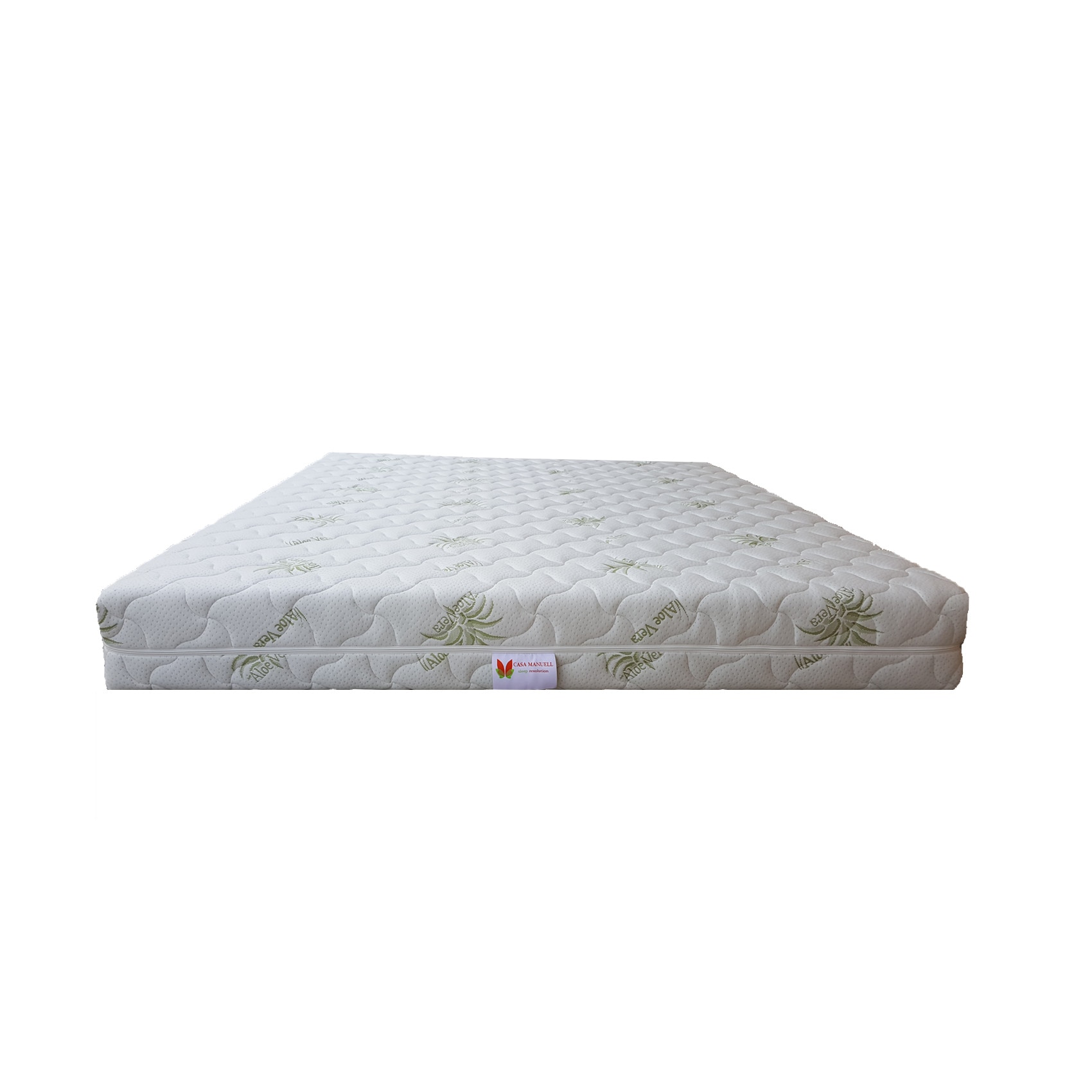 Saltea ortopedica CASAMANUELL Valencia Sensation M4, 160x200x20cm, spuma poliuretanica cu memorie, hipoalergenica, tratata cu Aloe Vera, fermitate medie