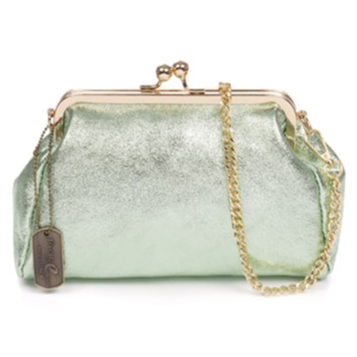 Geanta de dama, Florence Artisans, Gamuza Acabado Lacado, verde, 14