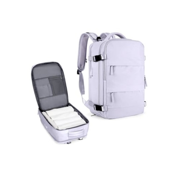 Rucsac pentru laptop femei, casual, mov
