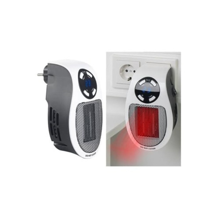 Fali hősugárzó termosztáttal, időzítővel és LED kijelzővel