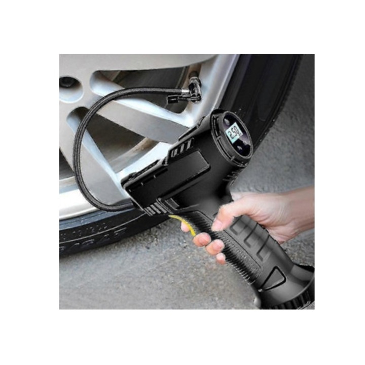 Compresor auto electric, Slowmoose, 120W, portabil, reincarcabil, digital