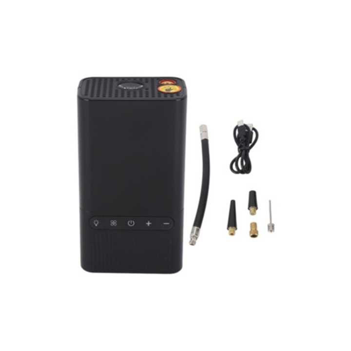 Compresor auto portabil, 150 PSI, pentru masina, bicicleta si minge