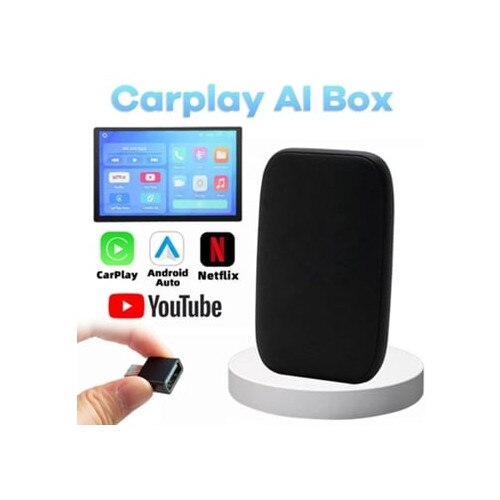 Adaptor si converter Android Auto Wireless Carplay Ai Box cu