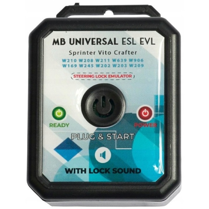 Mercedes Benz ESL ELV zár emulátor, Motokey, plug & play, autó