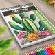 Carte de colorat pentru relaxare si antistres, Cactusi, 50 Ilustratii unice, 106 pagini, 2025, Croco Digital