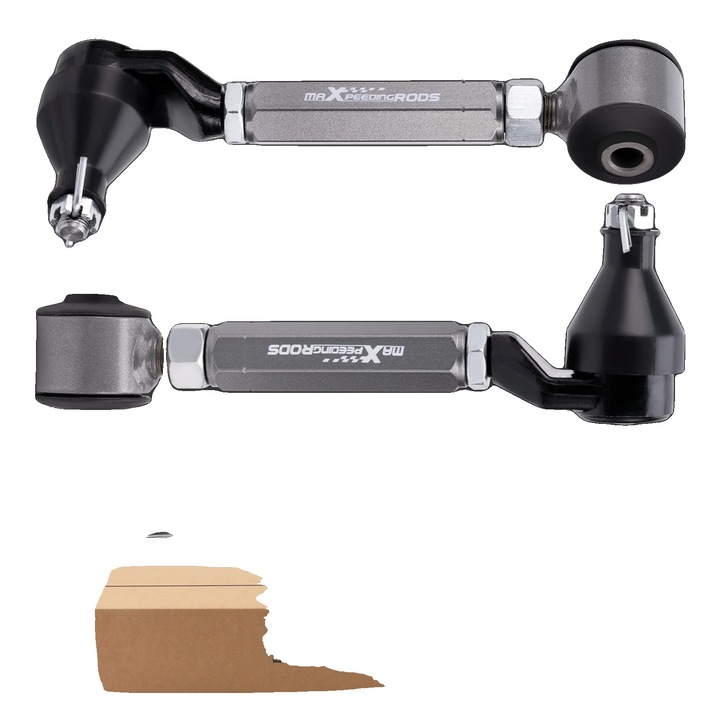 Brate de camber ajustabile pentru suspensie, 257-293mm, constructie din otel si cauciuc natural, greutate 2.24kg, set pentru vehicule Compatibil cu Honda