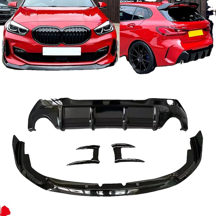 Kit Caroserie Aero, BMW 1 Series F40, Gloss Black, 180x57x15cm