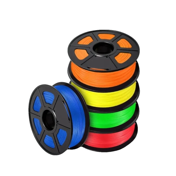 Filament 3D, PLA, 1.75mm, multicolor, 335m