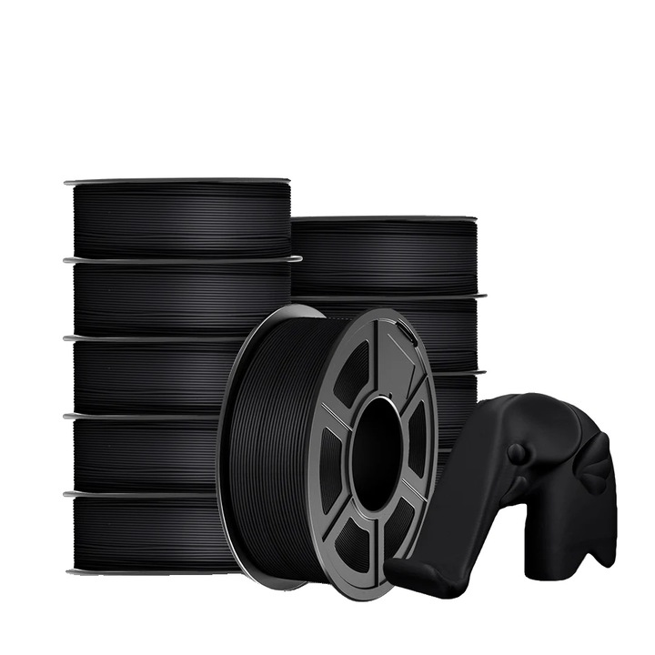 Filament 3D PLA Matte BK 1.1kg, rezistenta sporita, design ingrijit