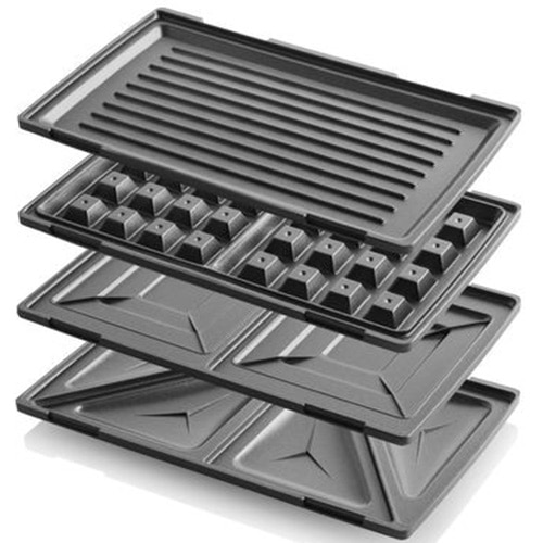 Sandwichmaker StarLight 3 in 1 SMH317W, 700 W, 3 tipuri de placi
