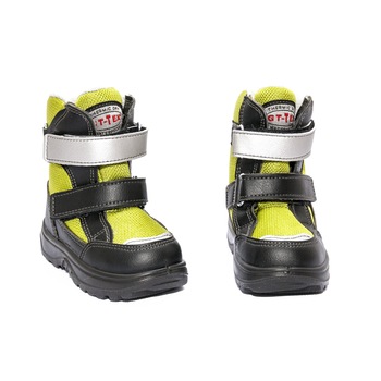 Ghete impermeabile copii gt-tex Bambinii 93312 negru verde Ghete impermeabile copii gt-tex Bambinii 93312 negru verde