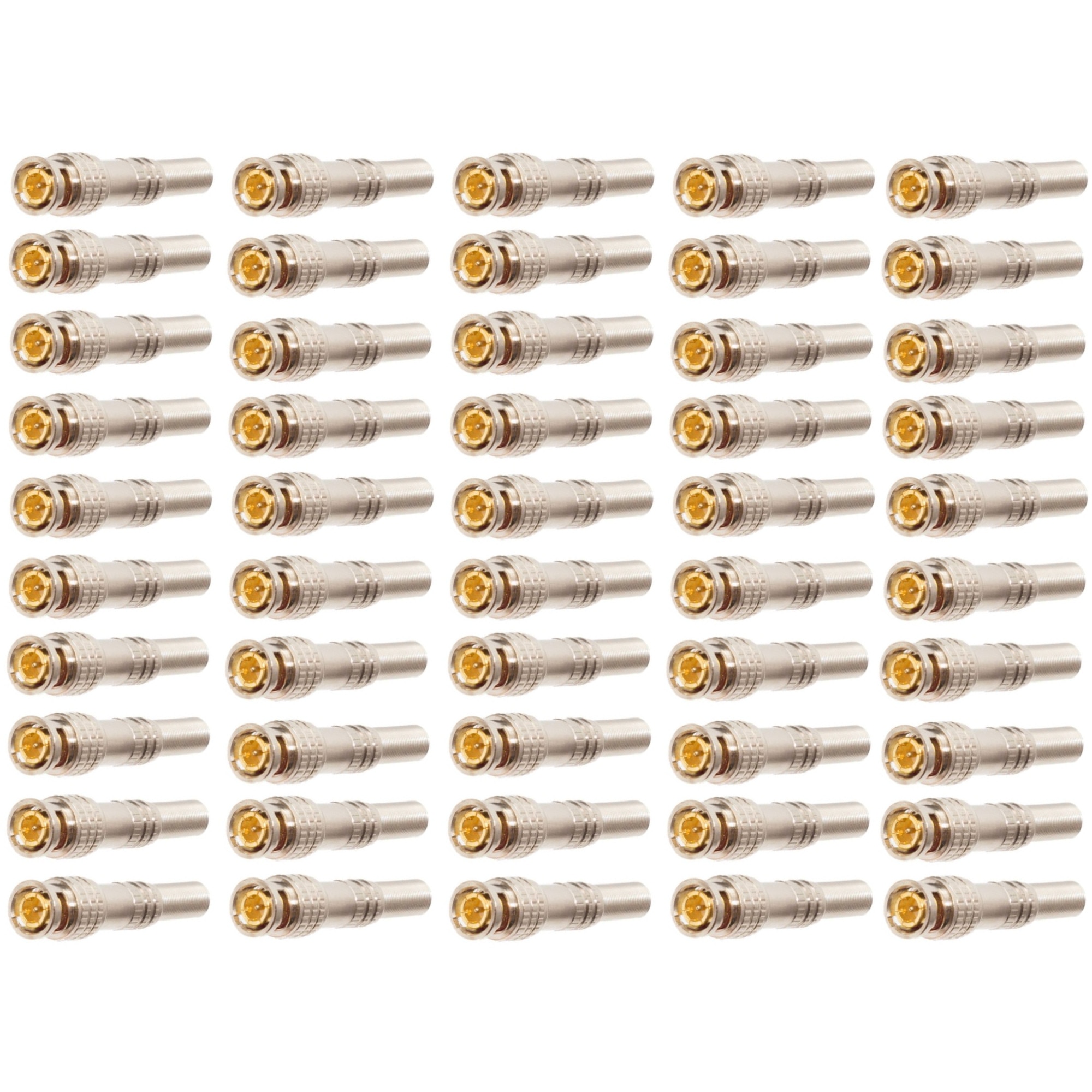 Set 100 buc Mufa semnal video BNC Tata pentru cablu coaxial