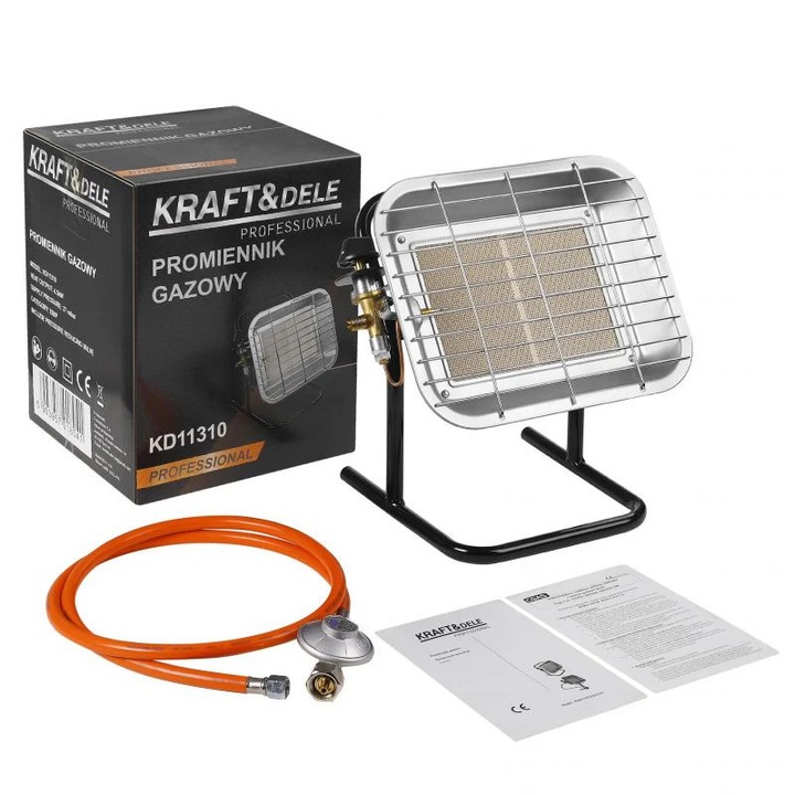 Incalzitor radiant pe gaz, 4.5 kW, Kraft&Dele KD11310