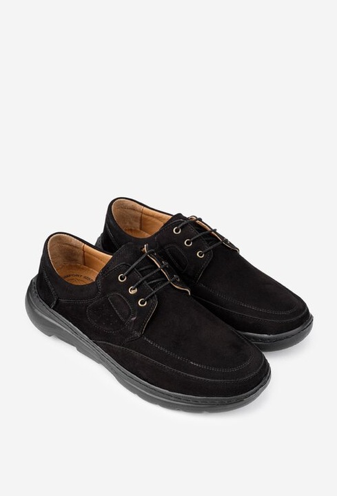 Pantofi barbati din piele neagra 41