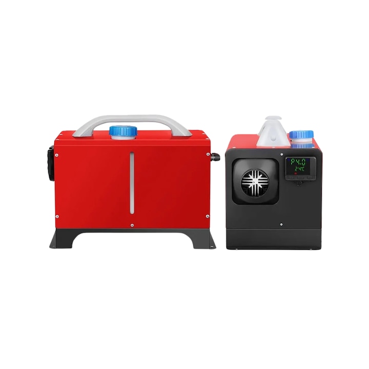 5KW-os dízel légfűtő, LCD vezérlés, távirányító, teljes készlet