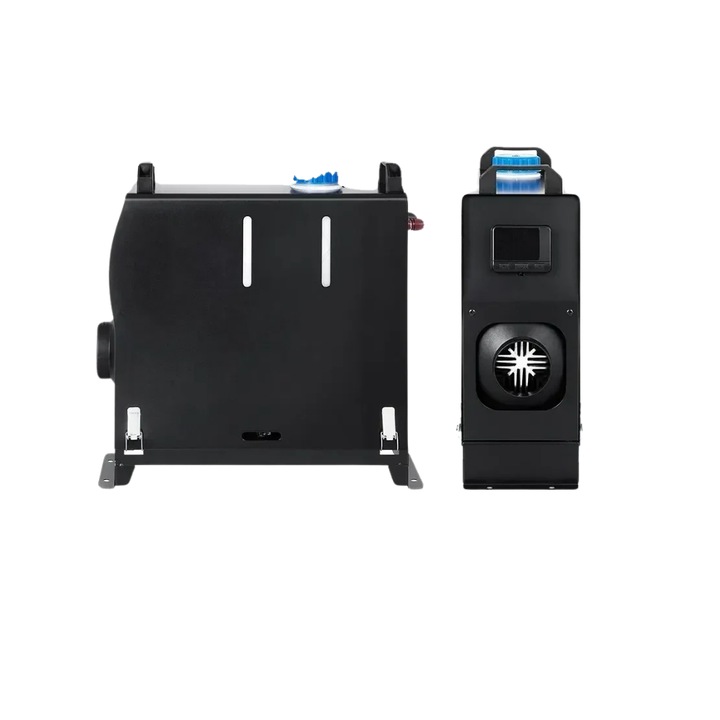 Dízel légfűtő 8KW, LCD vezérlés, távirányító, fekete