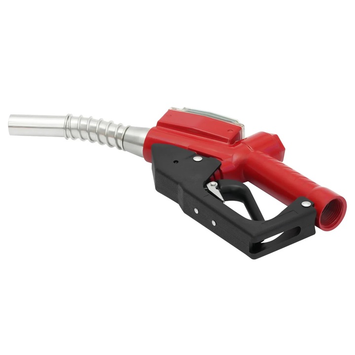 Pistol de combustibil, duza 2, 54 cm, aliaj de aluminiu, pentru benzina si motorina, 40×14×5 cm, rosu
