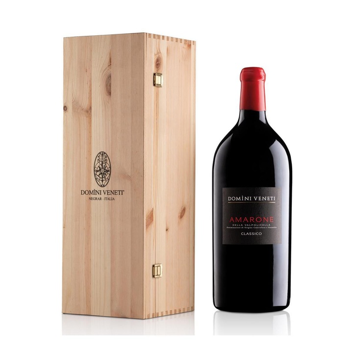 Vin Rosu Sec Domini Veneti Amarone Della Valpolicella DOCG Classico Cutie Lemn 1.5l