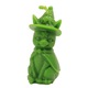 Lumanare din ceara naturala de albine, Happy Candles, Pisica Demonica Model 1, Lime, Handmade, Halloween, 75g