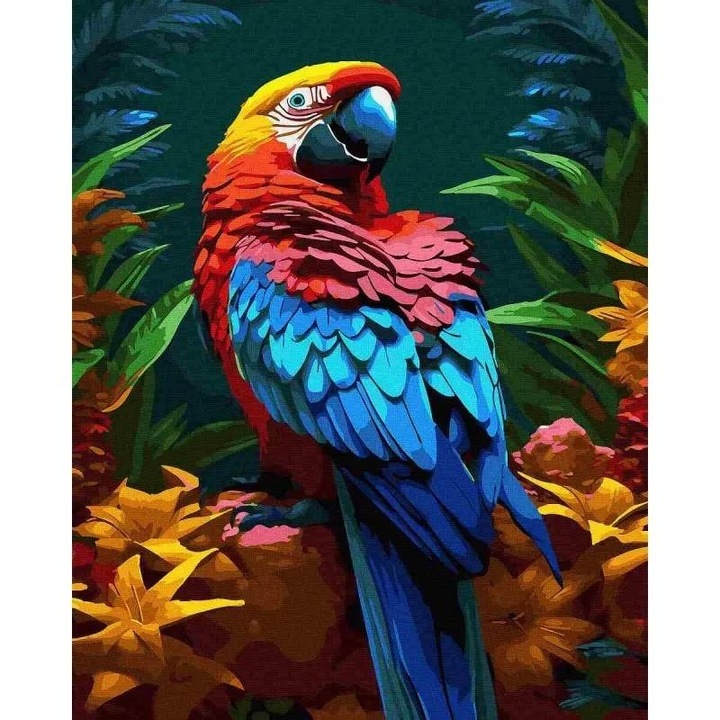 Set pictura pe numere, Twoje Hobby, 40x50cm, 25 culori