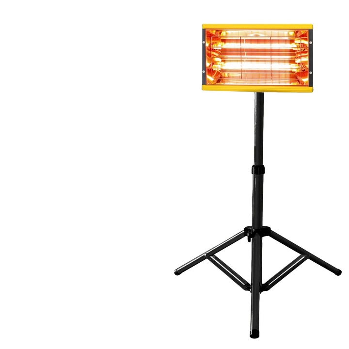 Lampa cu infrarosu, 2000W, cu trepied, 220V EU, 50x150cm