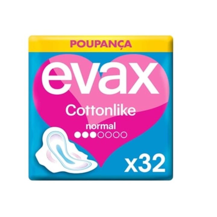 Дамски превръзки Cottonlike с крилца, 32 броя