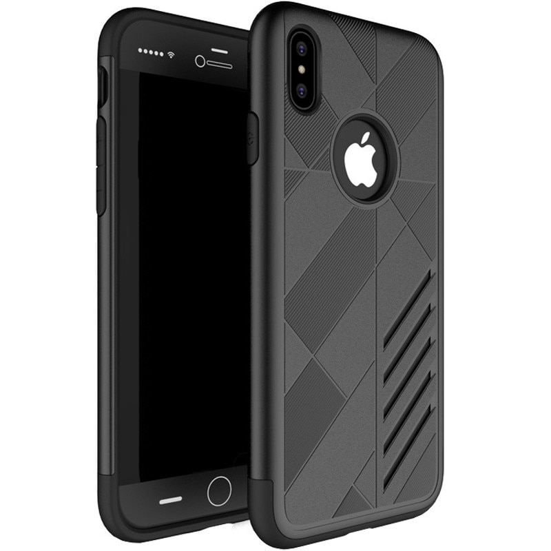 Husa de protectie CASEOLOGY pentru iPhone X (10), Negru