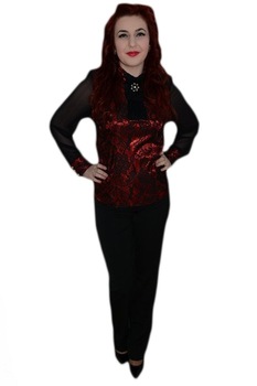 Pantaloni in tendinte, design de cusaturi albe , D&J Exclusive, Negru Pantaloni in tendinte, design de cusaturi albe , D&J Exclusive, Negru