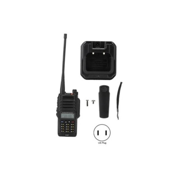 Walkie Talkie rádióállomás, UV XR Plus VHF UHF kétfrekvenciás, vízálló, hordozható