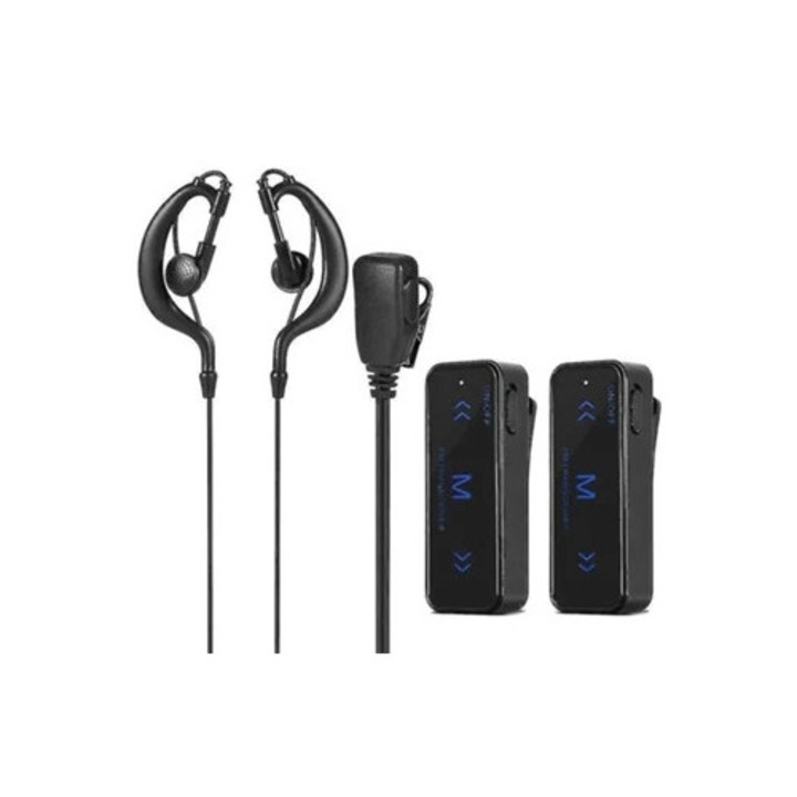 Радиостанция Mini Walkie Talkie, 400-470MHz, 3W, USB захранване