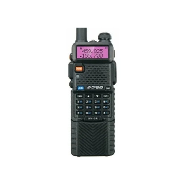 Statie radio Walkie Talkie, UV-5R, 8W, 3800mAh, dual band, 128 canale