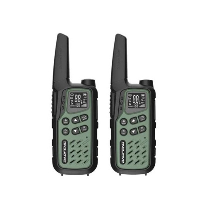 Walkie Talkie Baofeng Bf T25e Aquaforge, zöld
