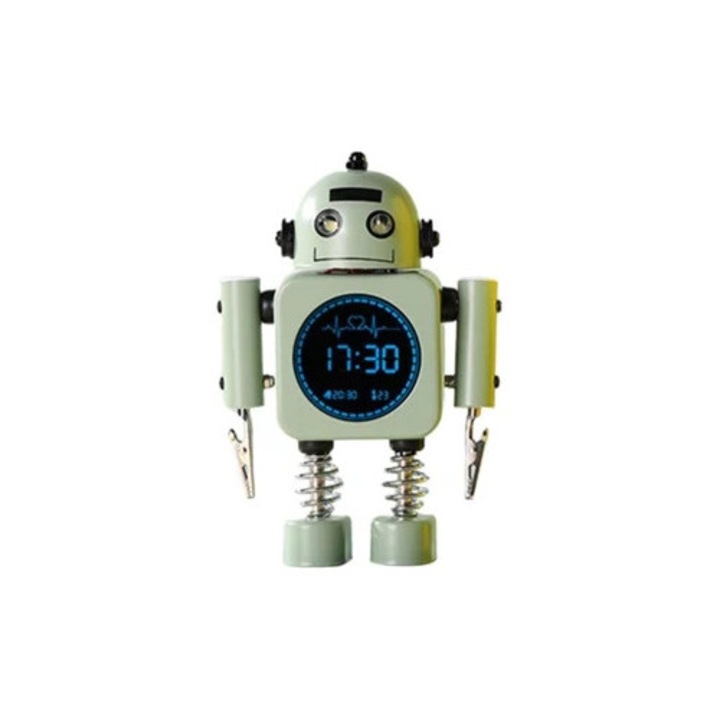 Ceas decorativ digital Aquaforge cu functie snooze si afisaj temperatura, pentru baieti si fete