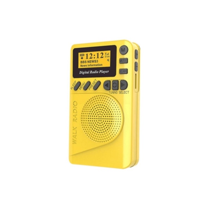 Radio portabil DAB, MP3, ecran LCD