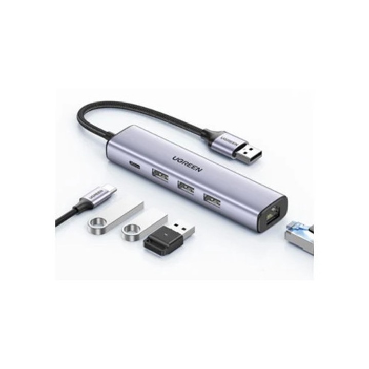 Hub USB Multiport 3.0, 4 portos, PC Laptophoz, Aquaforge