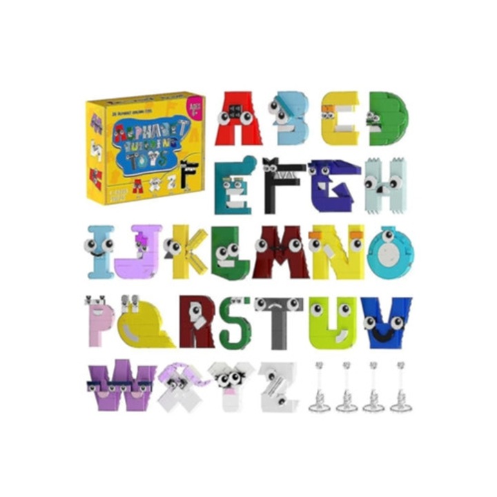 Set de jucarii educative, 26 combinatii de litere, 969 piese, pentru copii