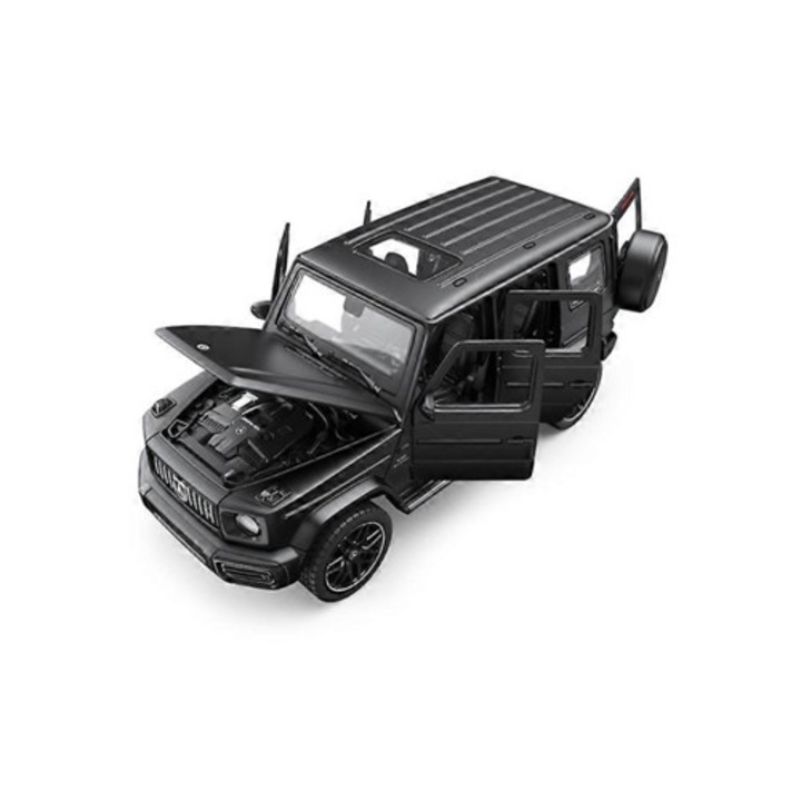 Masinuta off-road diecast metal Aquaforge 132s G63 G65, sunet si lumini simulate, set