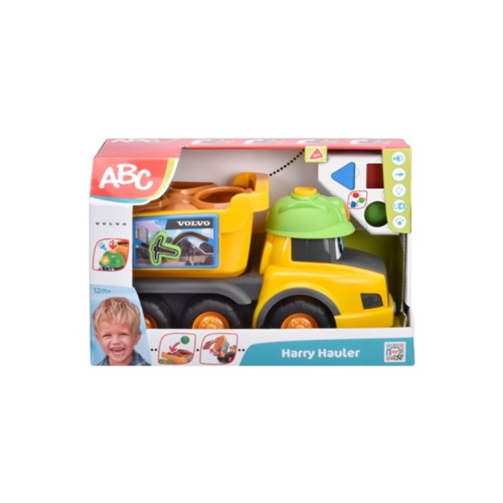 Camion de transport ABC Harry cu cutie de colectare si sunet Aquaforge