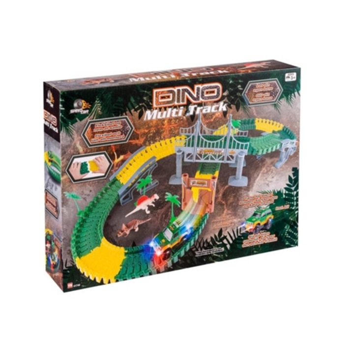 Dinoszaurusz autópálya, többszínű