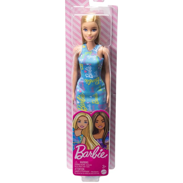 Papusa Barbie, Mattel, blonda, multicolor, 3+