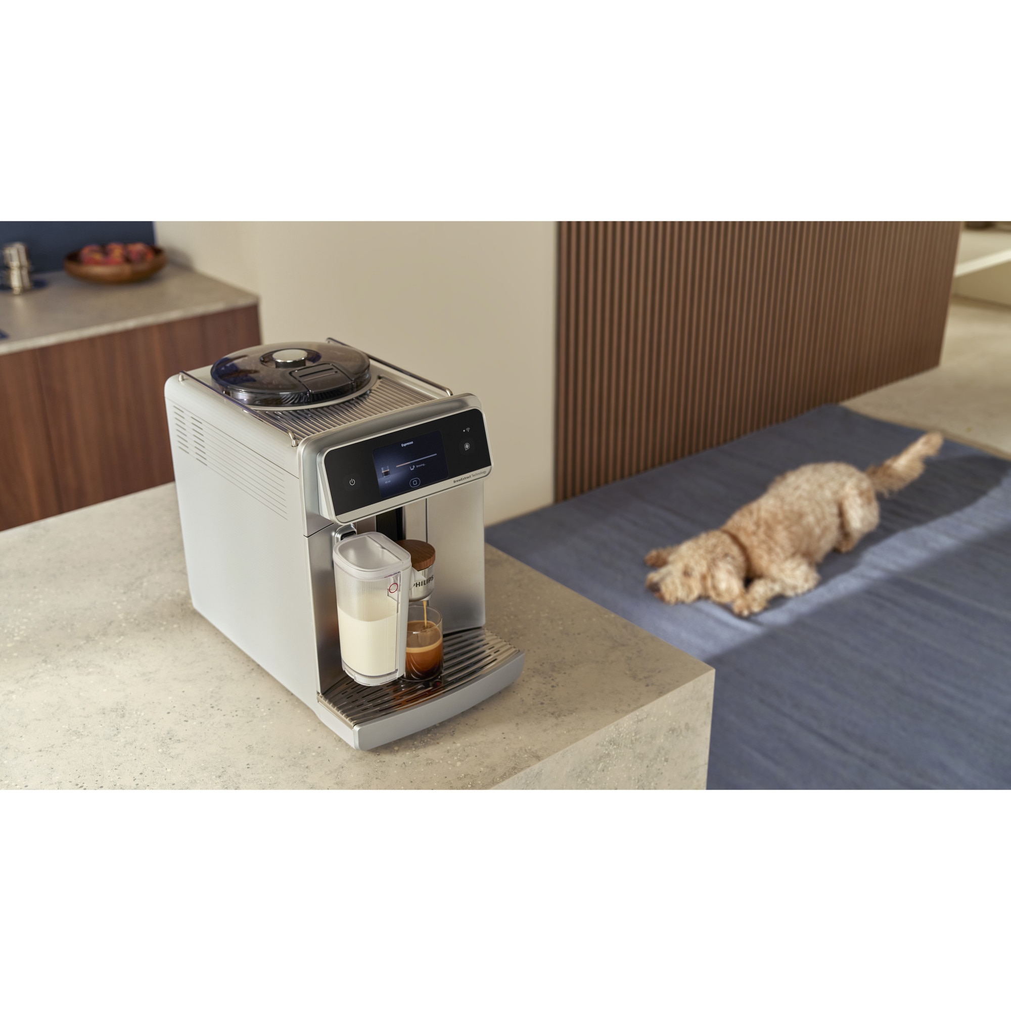 Espressor automat Philips 8000 LatteGo, EP8757/20, 50+ tipuri de cafele ...