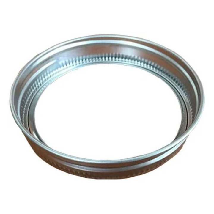 Set inele de inlocuire pentru borcane Mason, metal zincat, rezistent la rugina, 6 bucati